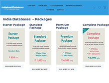Tablet Screenshot of indiaemaildatabase.com